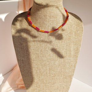 New custom-made agate with 14K gold filled necklace